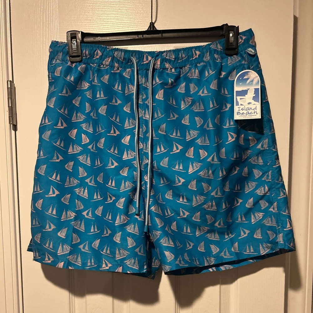 Blue Swim Trunks for Men